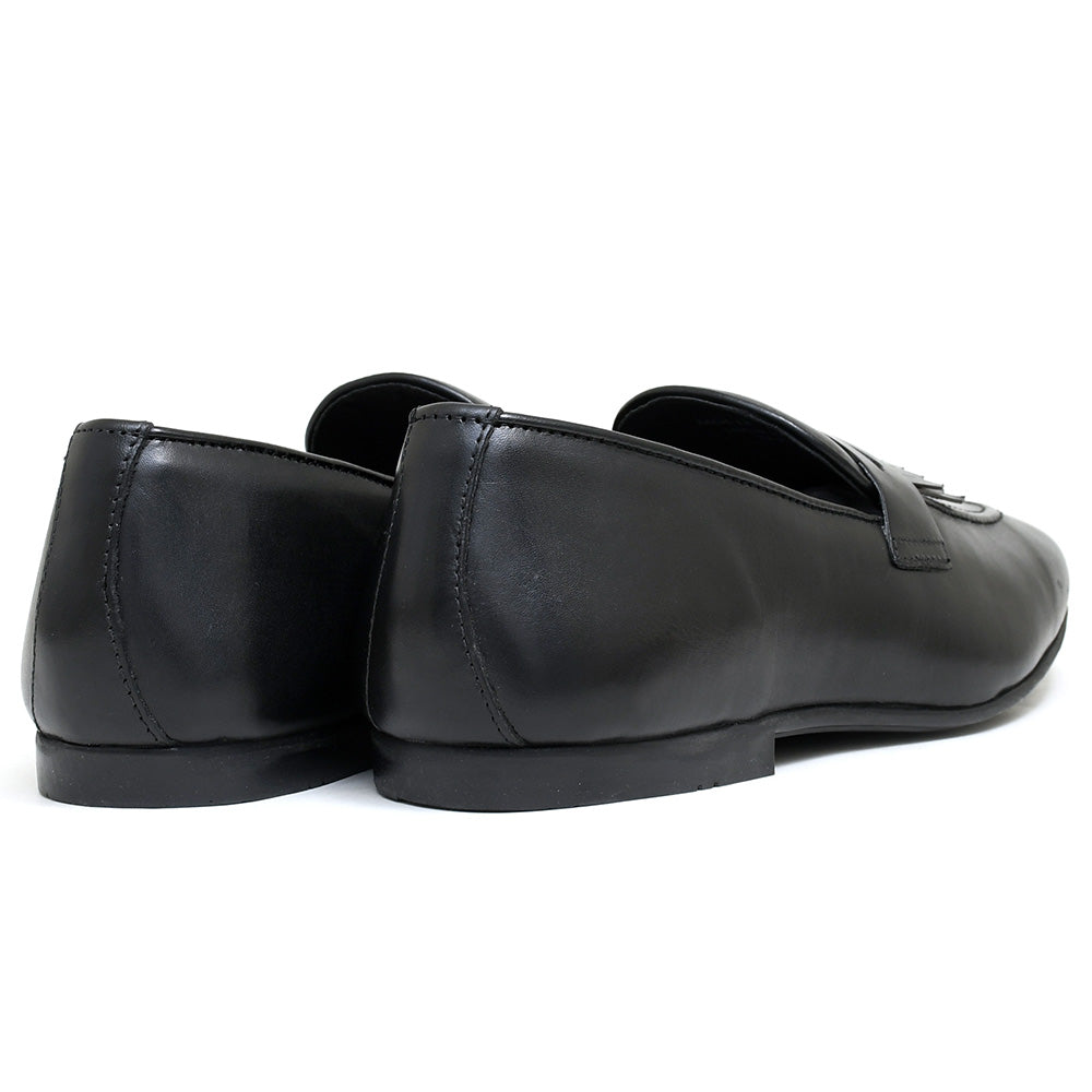LEATHER SHOES - MICHAEL-013 BLACK