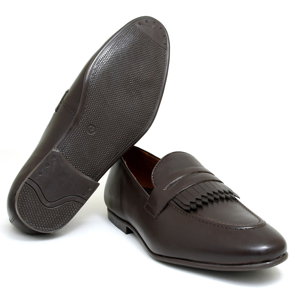 LEATHER SHOES - MICHAEL-013 BROWN