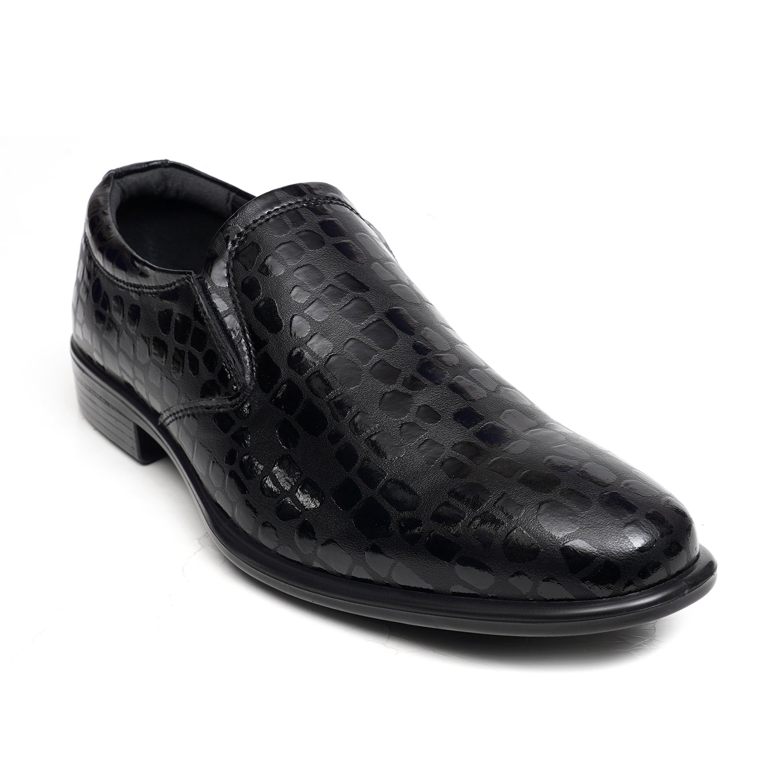 LEATHER SHOES - MSA-15 BLACK
