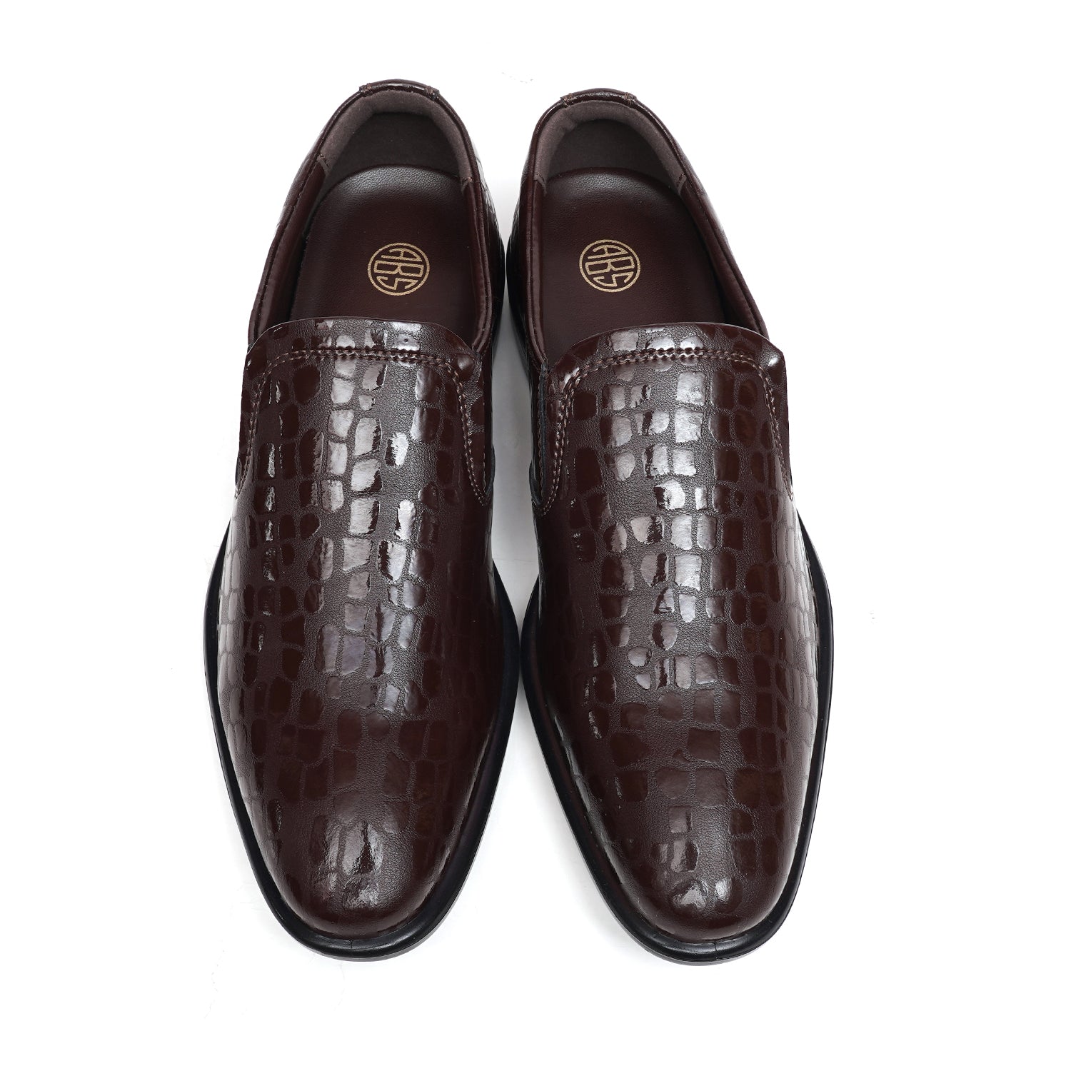 LEATHER SHOES - MSA-15 BROWN