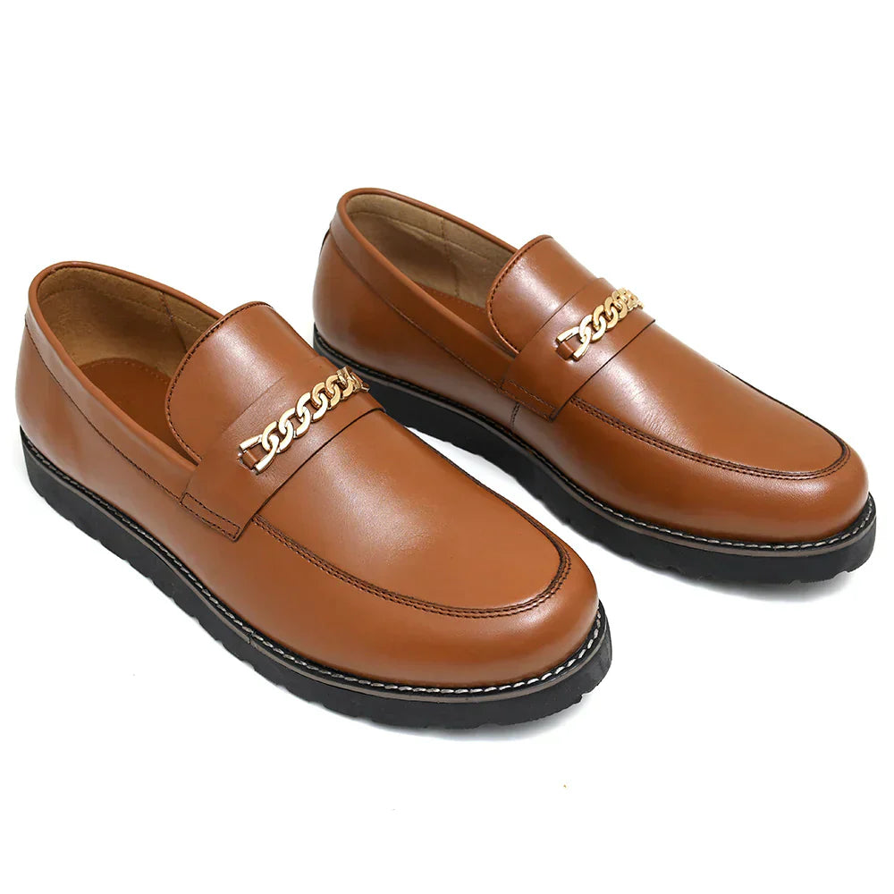 LEATHER SHOES - MISA-003 TAN