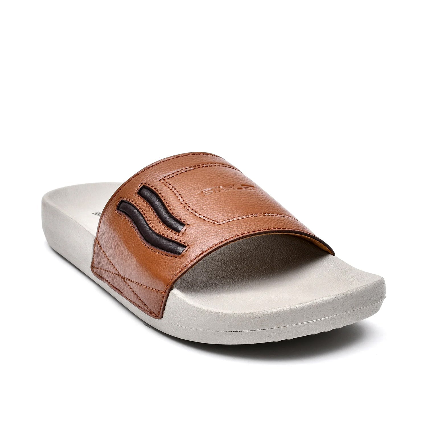 LEATHER SLIPPER - MOD-026 TAN