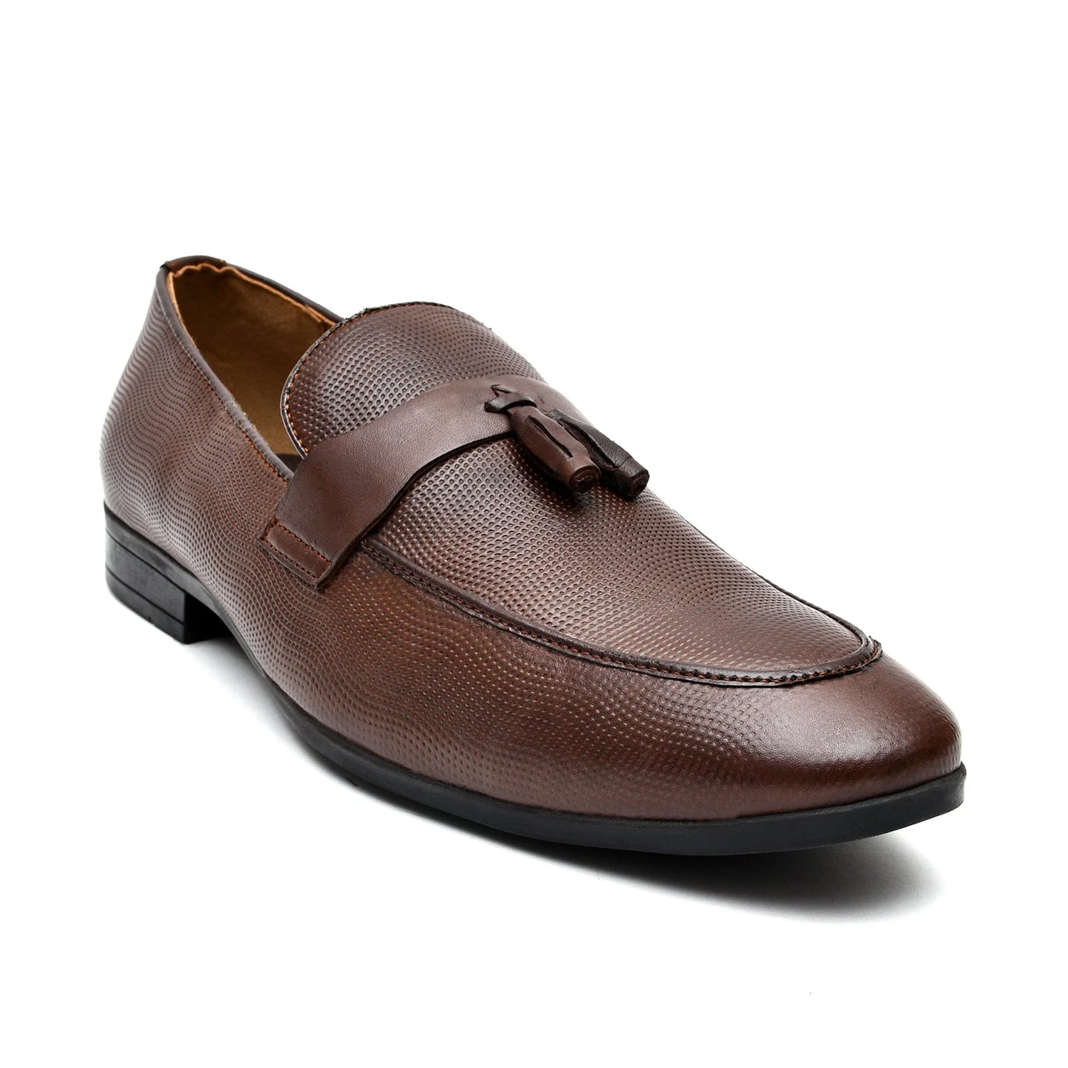 LEATHER SHOES - NCF-023 BROWN