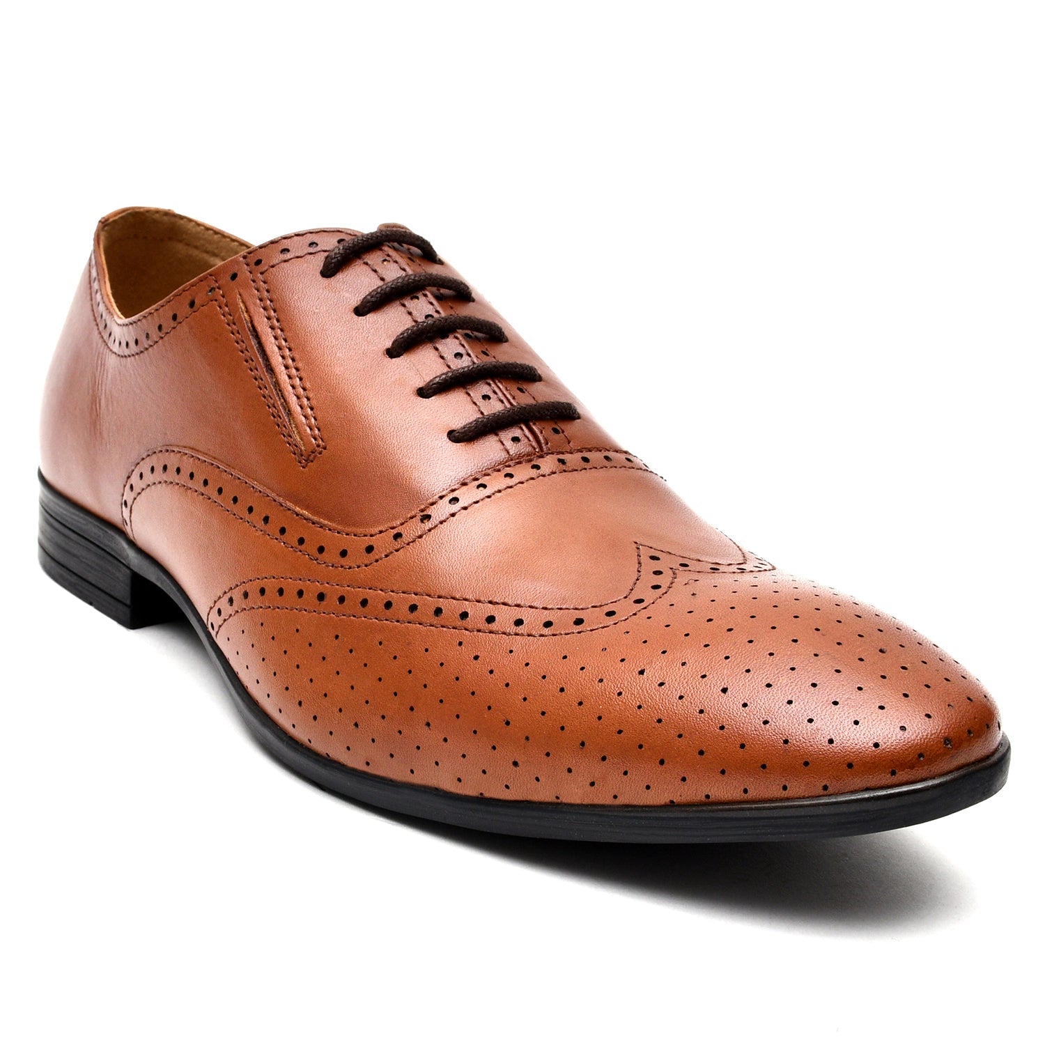 LEATHER SHOES - NCF-022 TAN