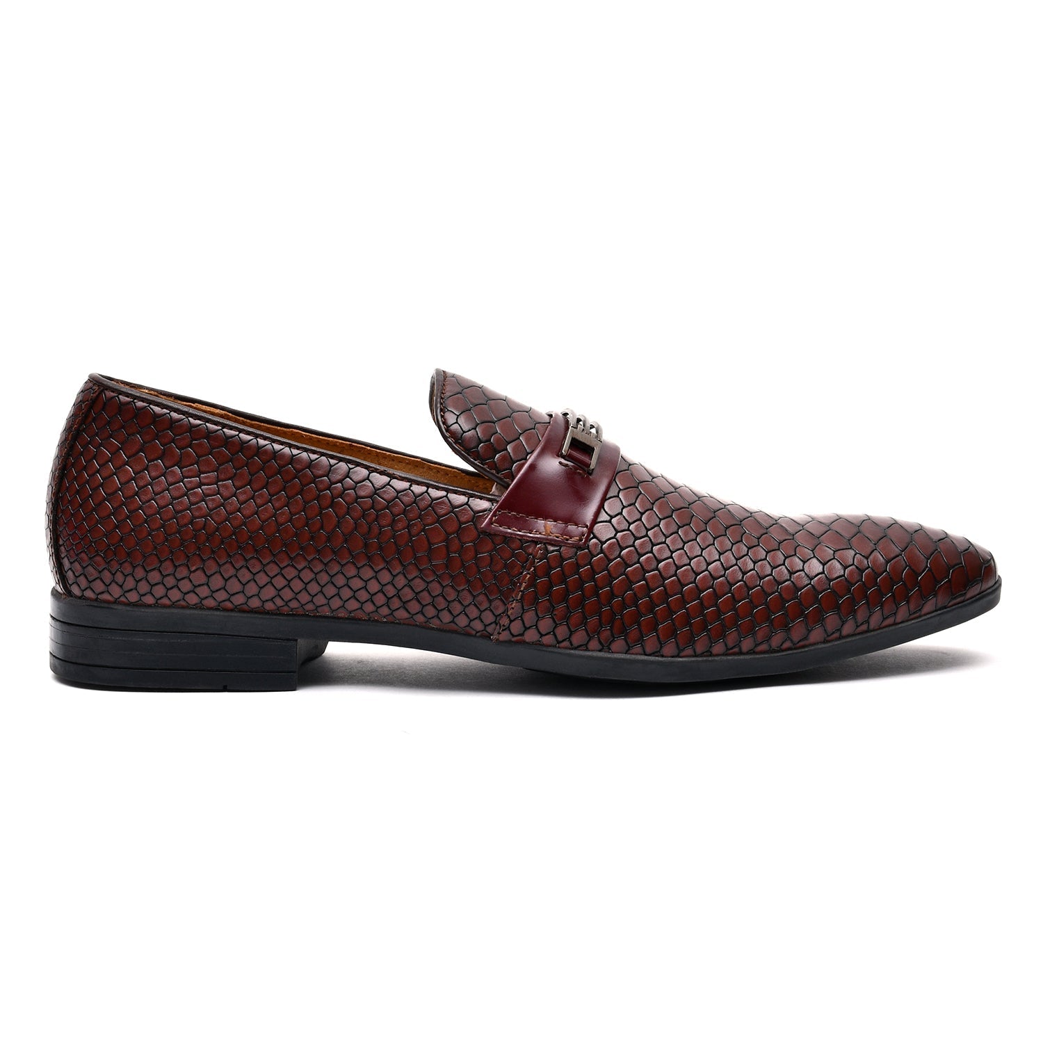 LEATHER SHOES - NCF-034 MAROON