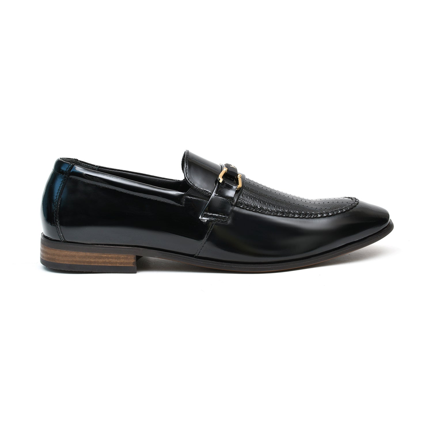 LEATHER SHOES - NCF-41 BLACK