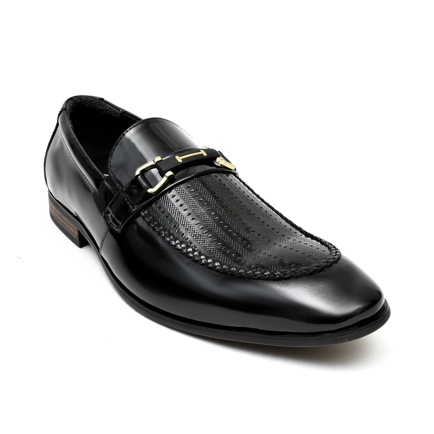 LEATHER SHOES - NCF-41 BLACK
