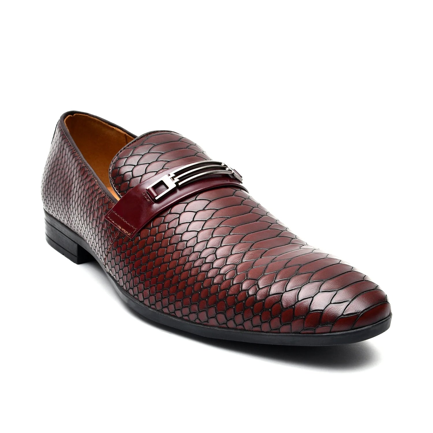 LEATHER SHOES - NCF-034 MAROON