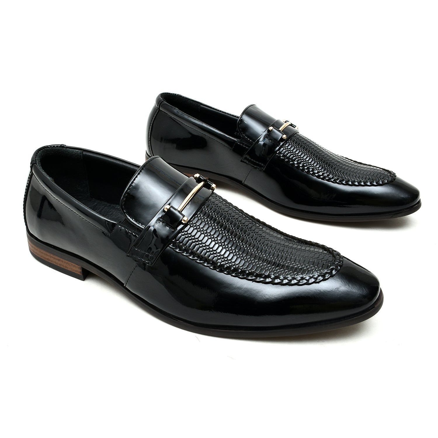 LEATHER SHOES - NCF40 BLACK