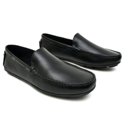 LEATHER SHOES - ND-003 BLACK