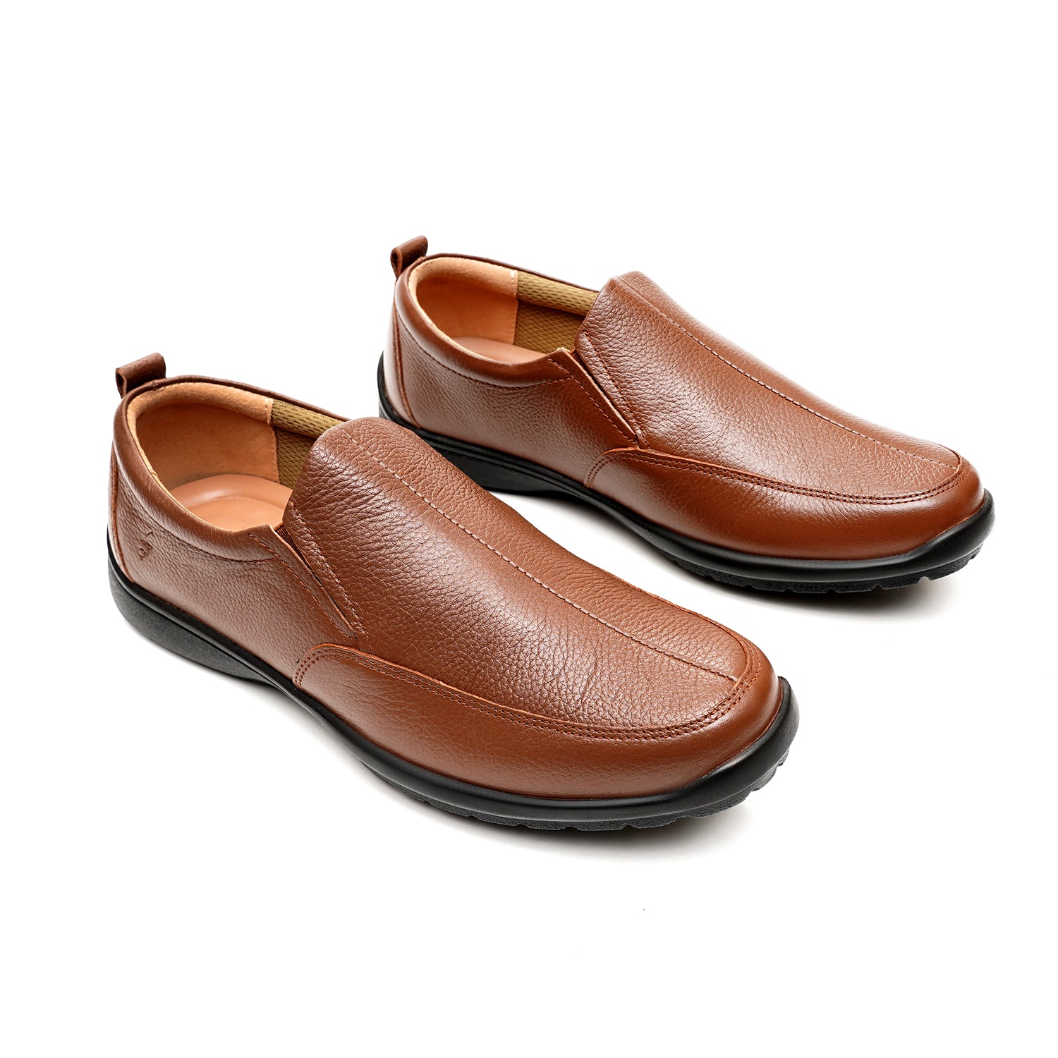 LEATHER SHOES - RUNNER-062 TAN