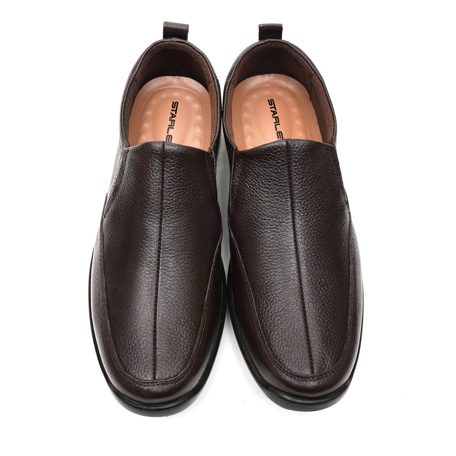 LEATHER SHOES - RUNNER-062 BROWN