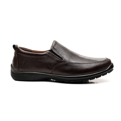 LEATHER SHOES - RUNNER-062 BROWN