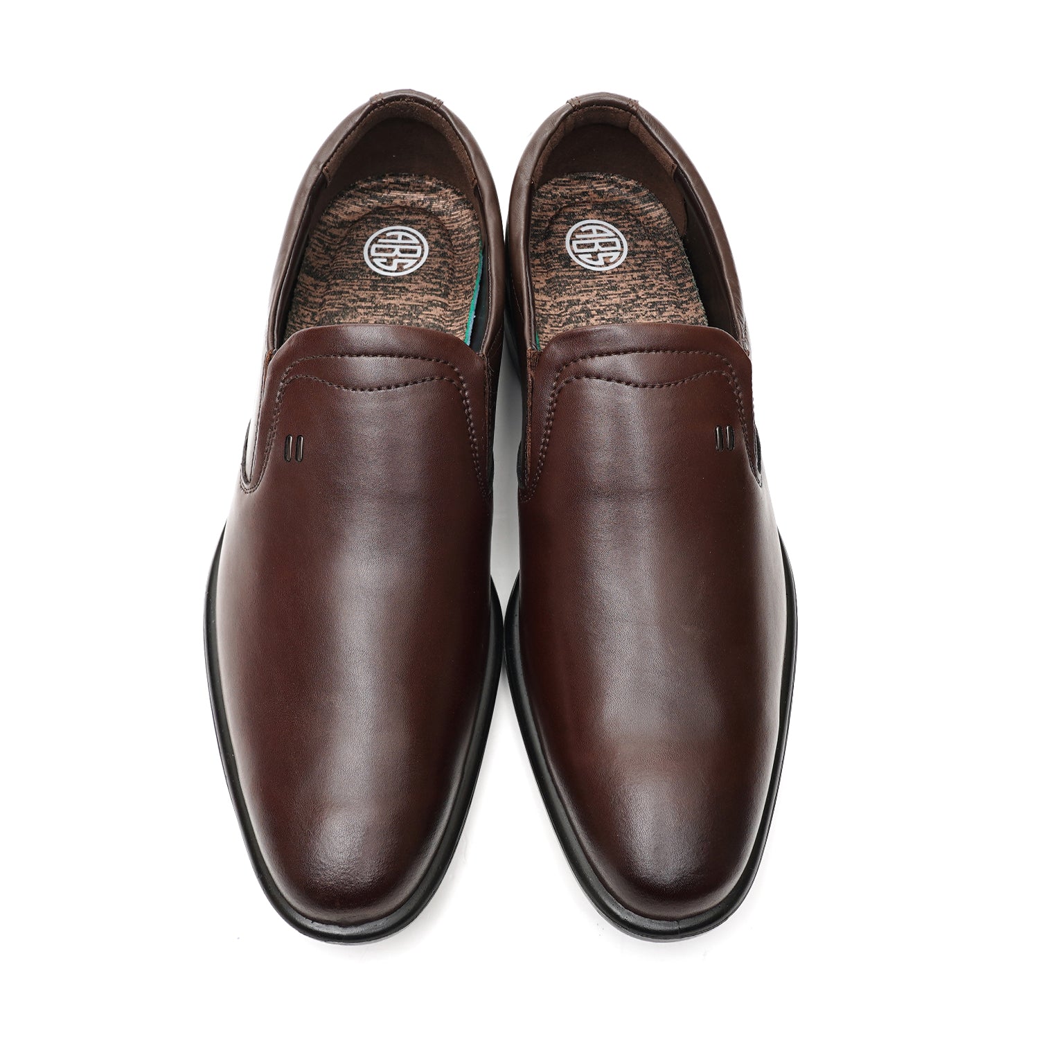 LEATHER SHOES - MSA-11 BROWN