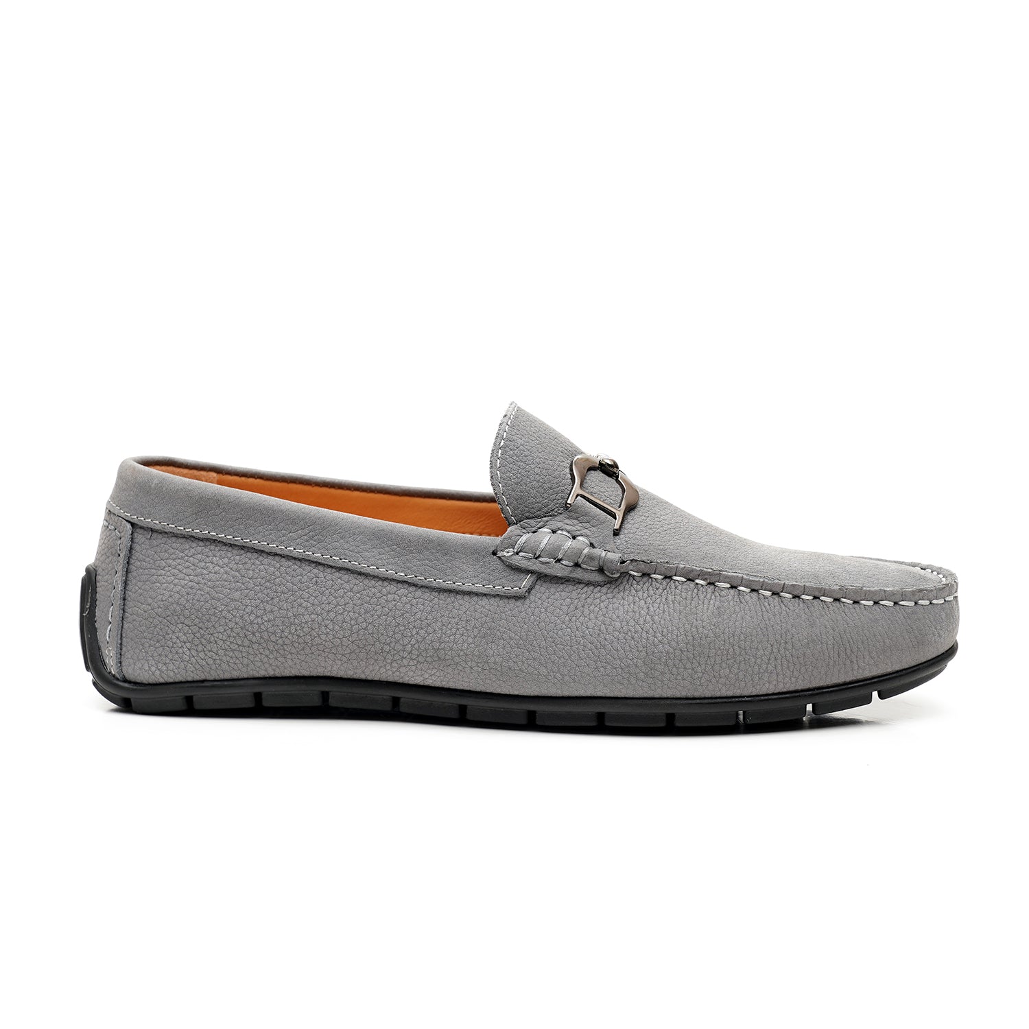 LEATHER SHOES - FLD-01 GREY