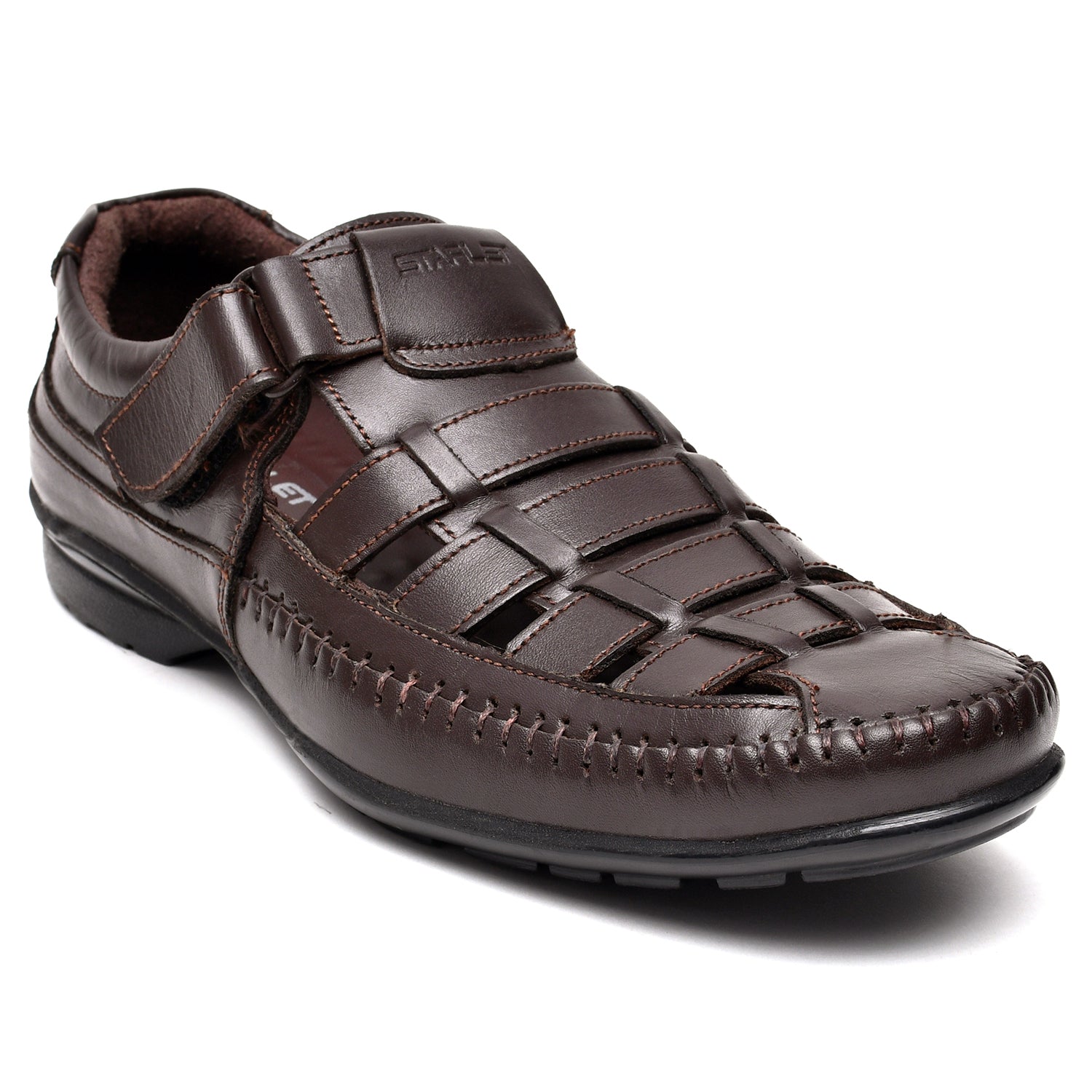 LEATHER SHOES - NEPAL-101 BROWN