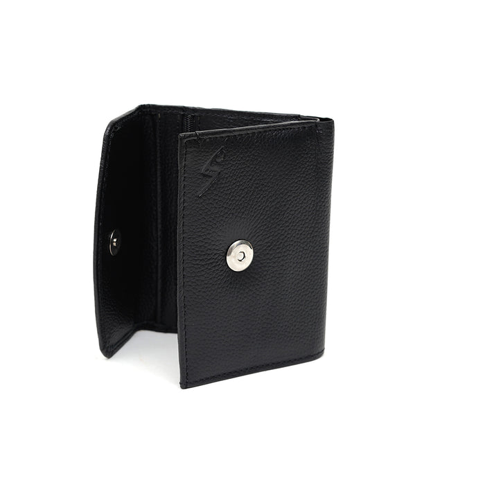 LEATHER WALLET - OXW0012-BLACK