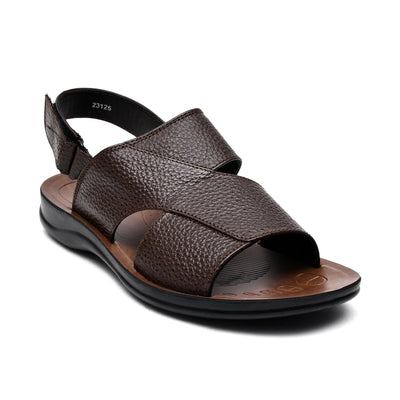 LEATHER SANDAL - RF-119 BROWN