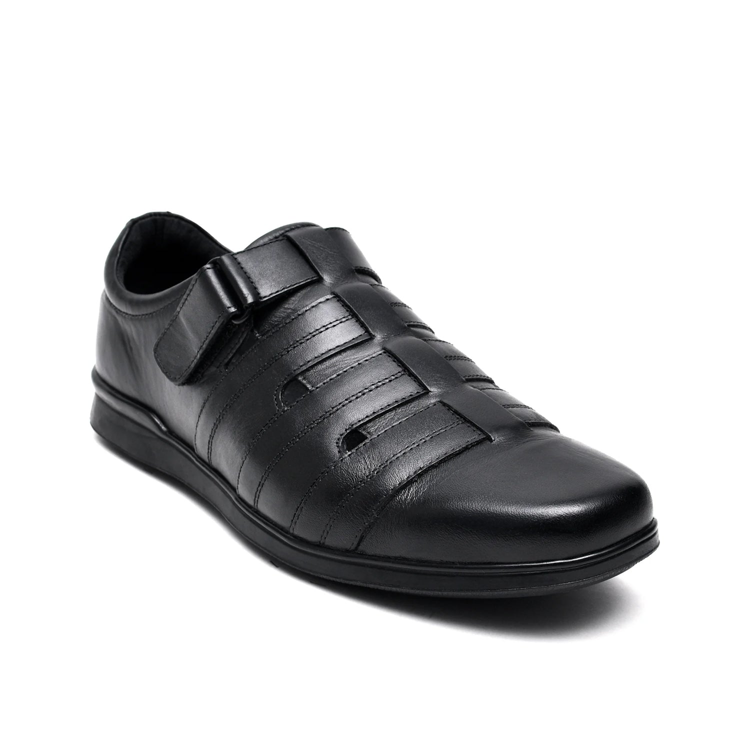 LEATHER SHOES - RM-103 BLACK