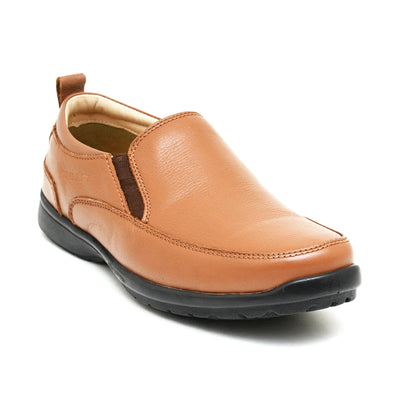 LEATHER SHOES - RUNNER-054 TAN