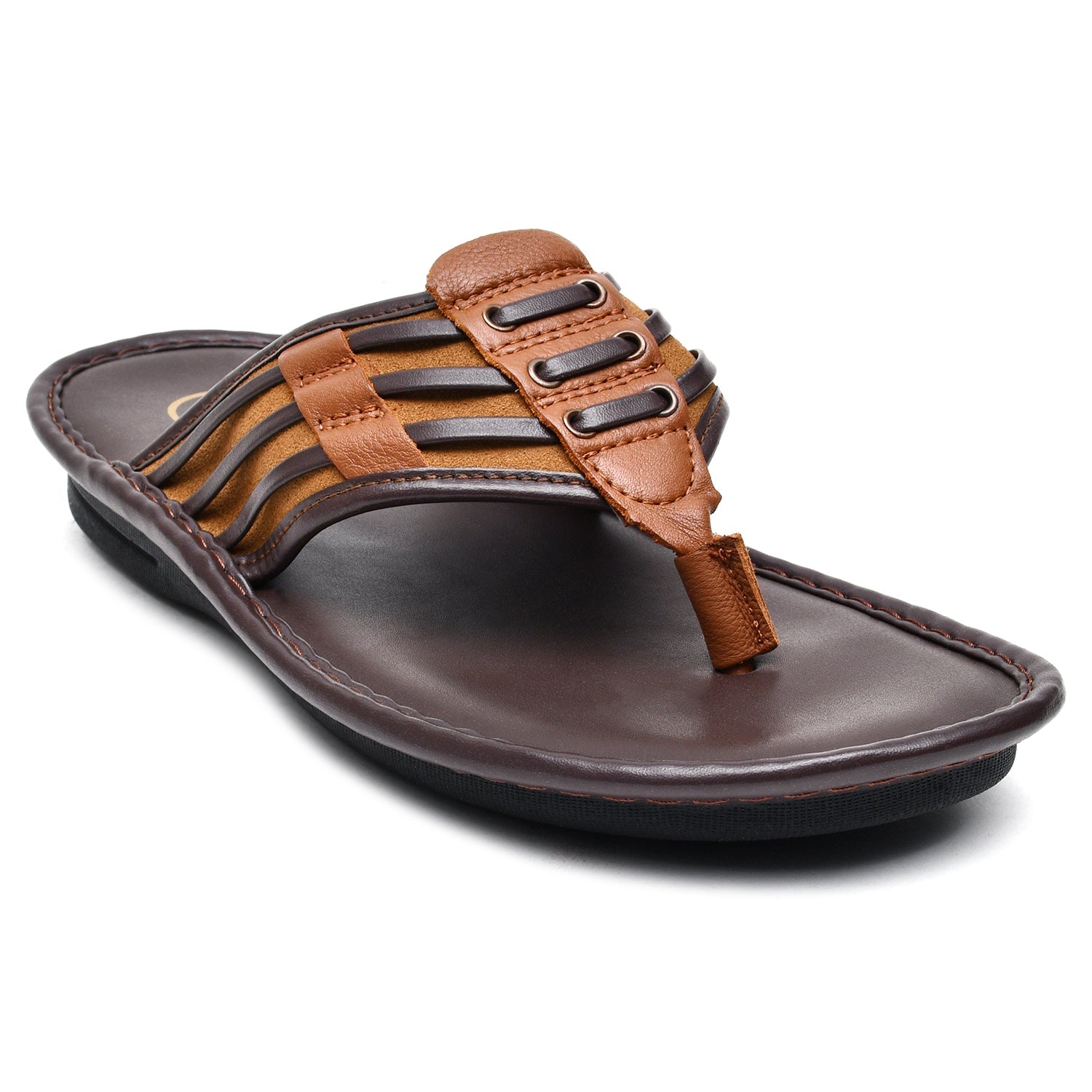 LEATHER SLIPPER - SOFT-007 TAN
