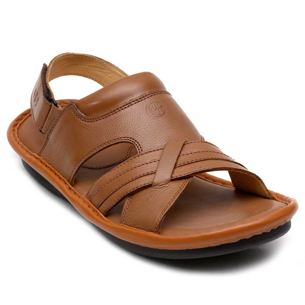 LEATHER SANDAL - SOFT-102 TAN