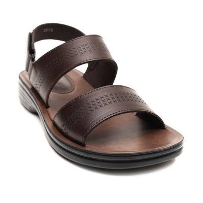 LEATHER SLIPPER - VO-651 BROWN