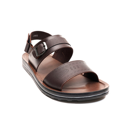 LEATHER SANDAL -WA-1842 BROWN