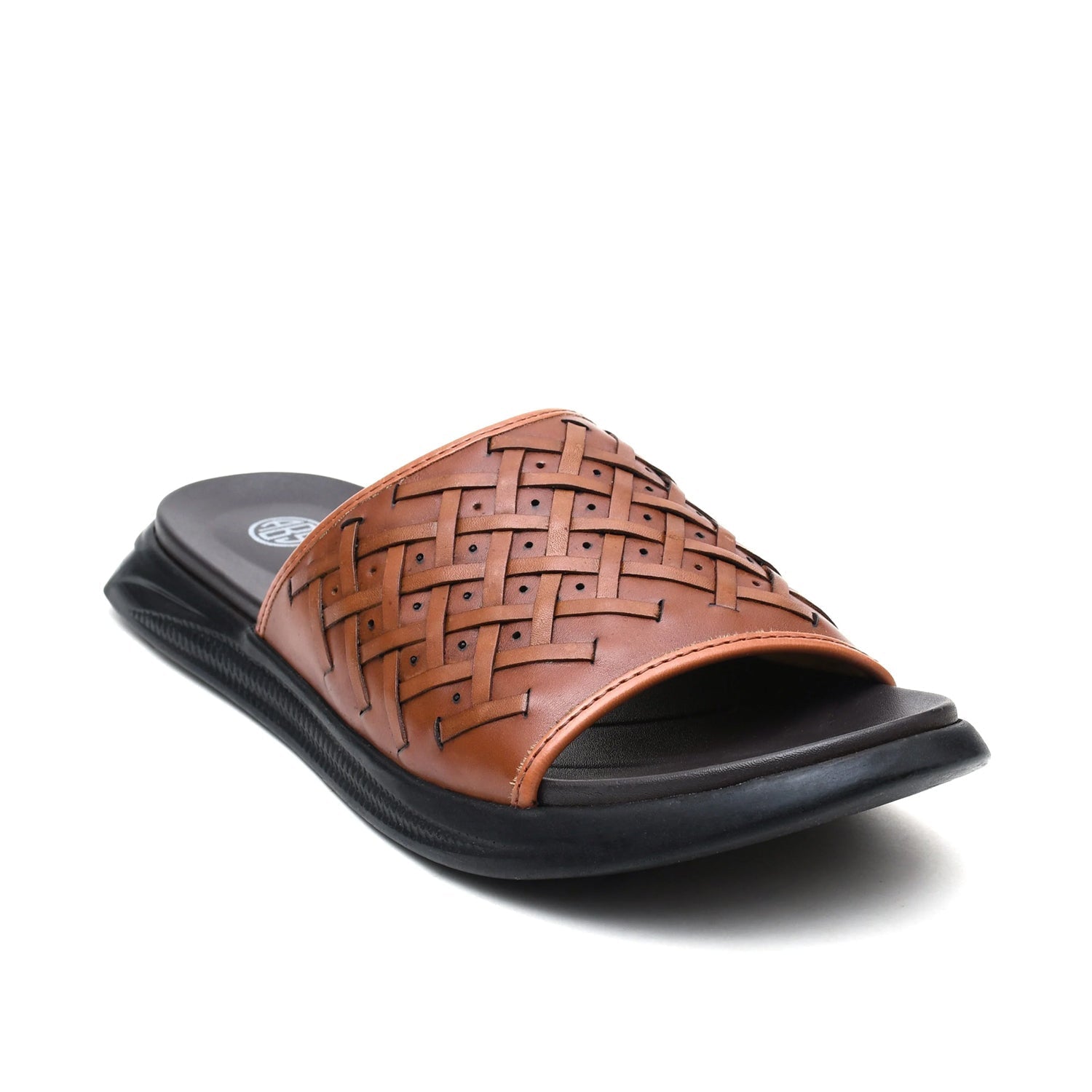 LEATHER SLIPPER - WEB-001 TAN