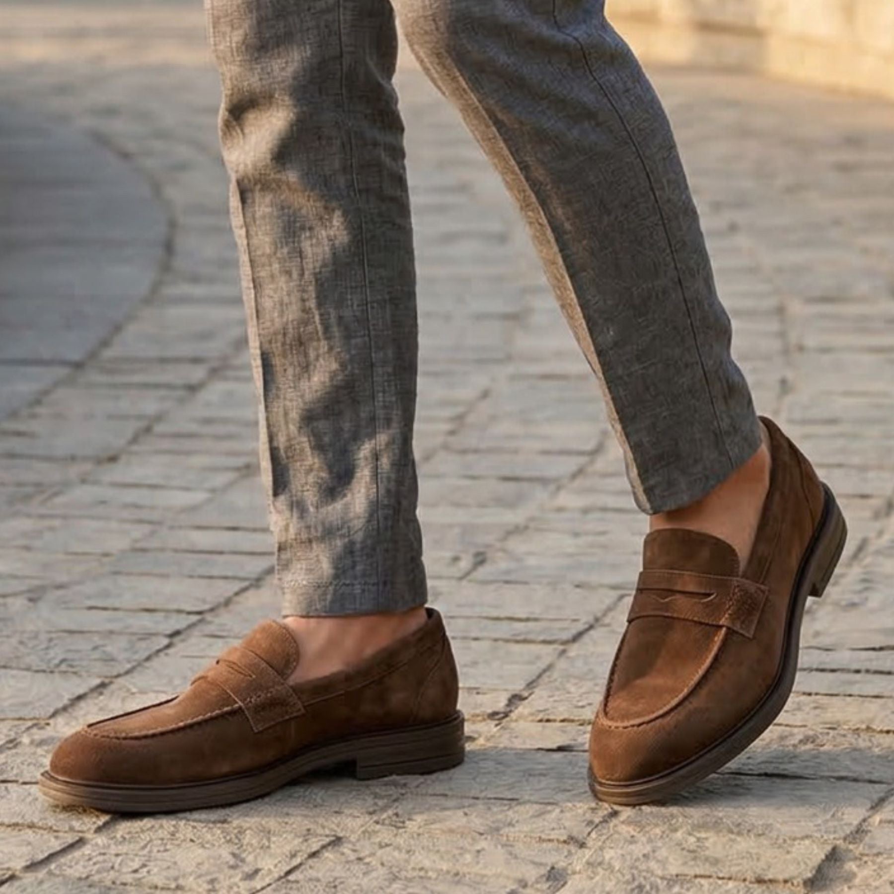 LEATHER SHOES - JOW-001 BROWN
