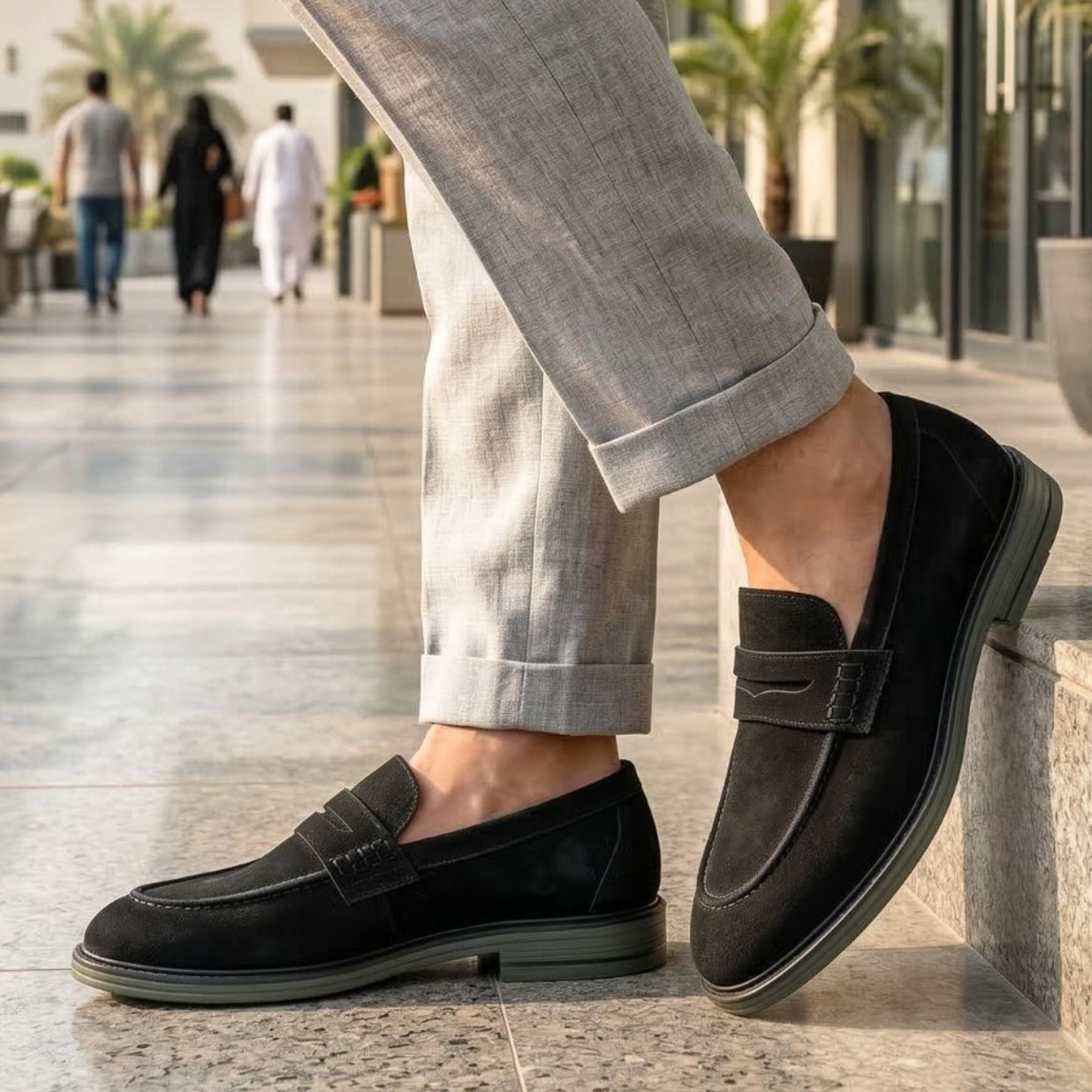 LEATHER SHOES - JOW-001 BLACK