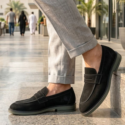 LEATHER SHOES - JOW-001 BLACK