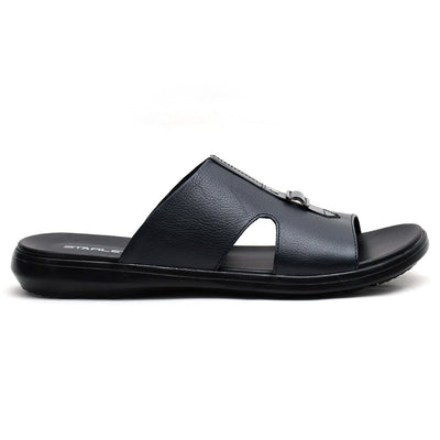 LEATHER SLIPPER - VCT-001 BLUE