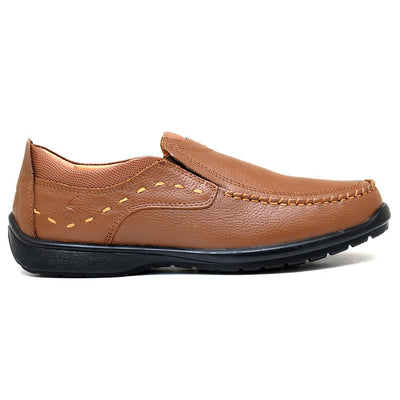 LEATHER SHOES - RUNNER-052 TAN